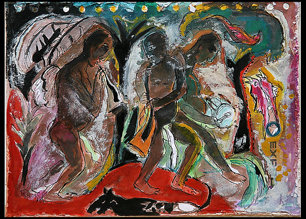 Dt111 Water Color On Paper  X  INC   Available.Jpg